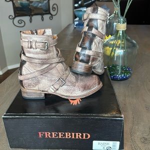 Freebird Raine Boots, Color: Blush, Size 8